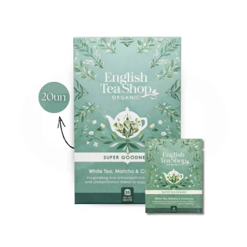ENGLISH TEA SHOP® Té Blanco, Matcha Y Canela 20 uds.