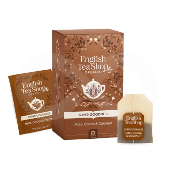ENGLISH TEA SHOP® Té Yerba Mate, Cacao Y Coco 20 uds.