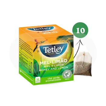 TETLEY® Té Verde, Miel Y Limón 10 uds.