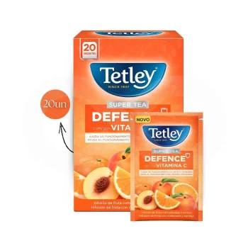 TETLEY® Té Defence Vitamina C 20 uds.
