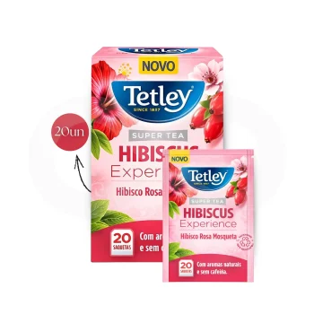 TETLEY® Té Hibisco Rosa Mosqueta 20 uds.