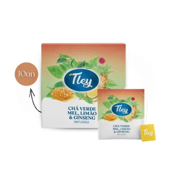 TLEY® Té Verde, Miel, Limón Y Ginseng 10 uds.