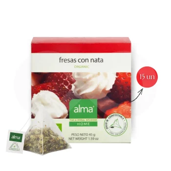 ALMA® Té Fresas Con Nata 15 uds.