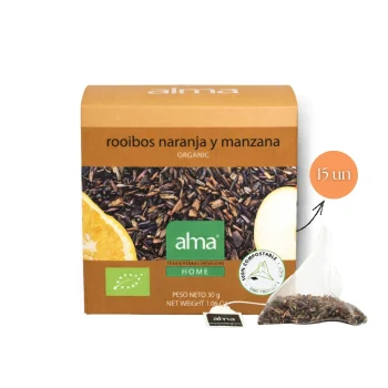 ALMA® Té Rooibos Naranja Y Manzana 15 uds.