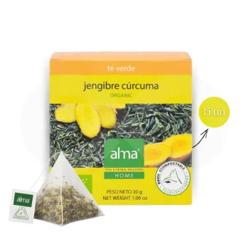 ALMA® Té Jengibre Cúrcuma 15 uds.