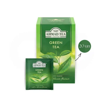 AHMAD TEA® Té Green Tea 20 uds.