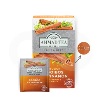 AHMAD TEA® Té Rooibos Y Canela 20 uds.