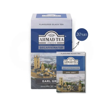 AHMAD TEA® Té Earl Grey Decaf 20 uds.