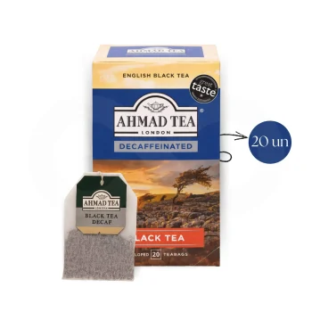 AHMAD TEA® Té Preto Decaf 20 uds.
