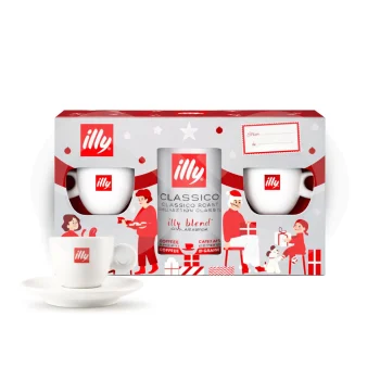 ILLY® Kit Clásico Molido + 2 Tazas