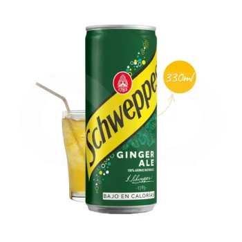 SCHWEPPES® Agua tónica con ginger ale 330ml