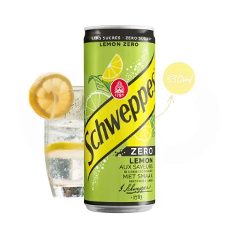 SCHWEPPES® Agua Tonica Limón Zero 330ml