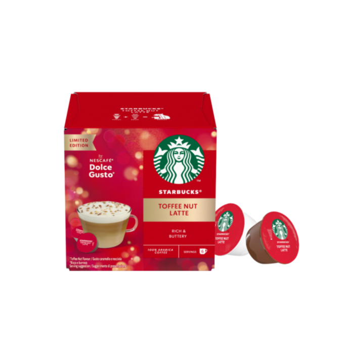 Capsulas Compatibles Dolce Gusto® Starbucks® Toffee Nut 6 unid.