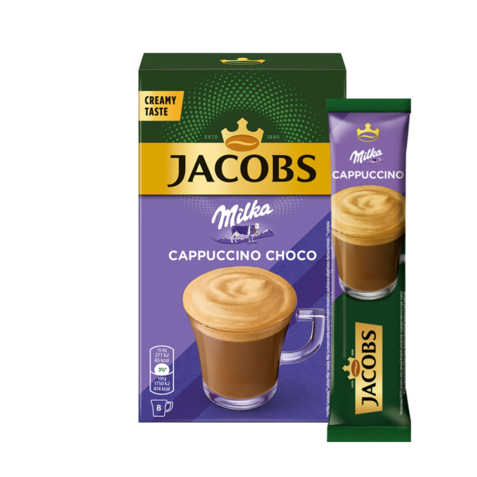 Soluble Jacobs® Choco Cappuccino 8 x 15.8g