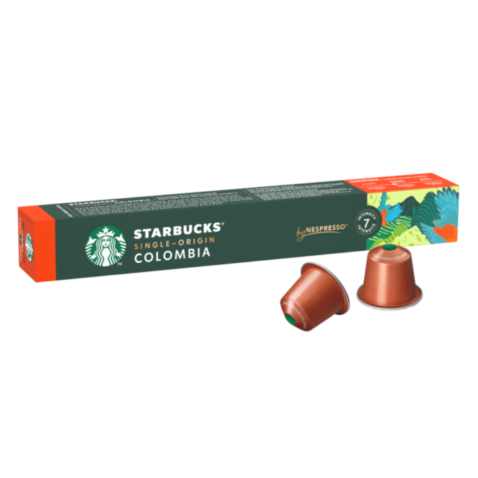 Capsulas Compatibles Nespresso® Starbucks® Colombia 10 unid.