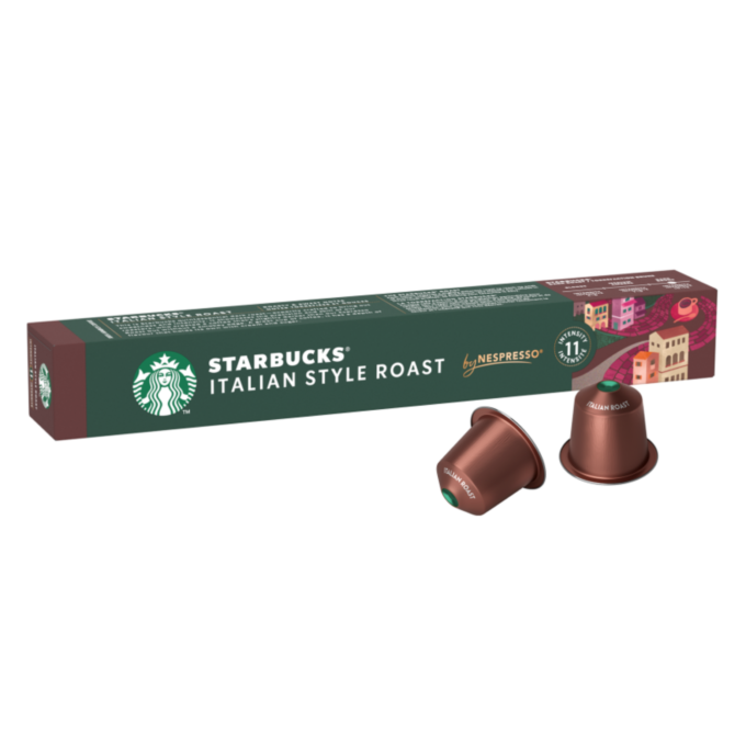 Capsulas Compatibles Nespresso® Starbucks® Italian Style Roast 10 unid.