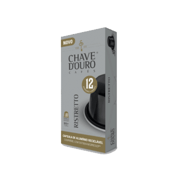 Capsulas Compatibles Aluminio Nespresso® Chave D'Ouro® Ristretto 10 unid.