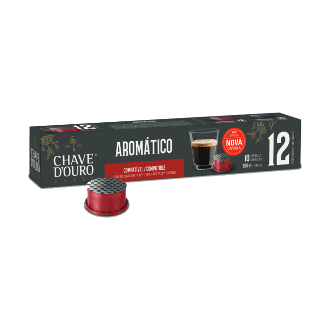 Capsulas Compatibles Delta Q® Chave D'Ouro® Aromatico 10 unid.