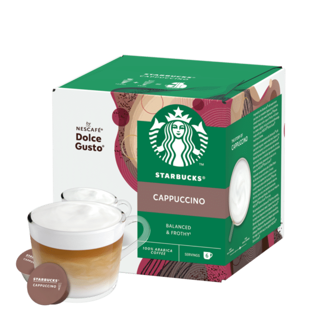 Capsulas Compatibles Dolce Gusto® Starbucks® Cappuccino 6 unid.