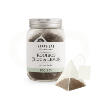Té Happy Lab® Rooibos Choc & Limão 14 unid.