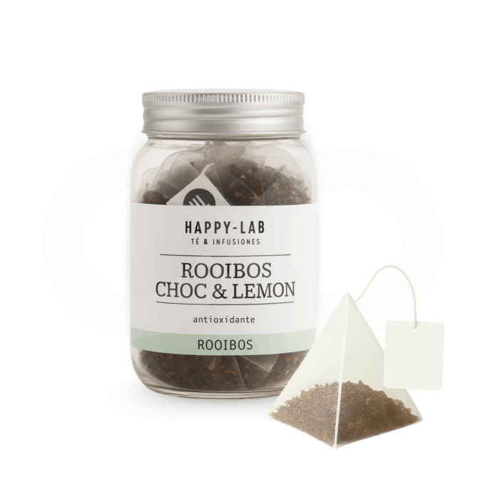 Té Happy Lab® Rooibos Choc & Limão 14 unid.