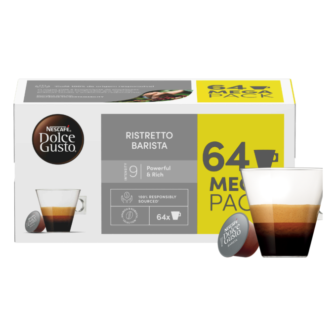 Capsulas Nescafé® Dolce Gusto® Ristretto Barista Pack 64 unid.