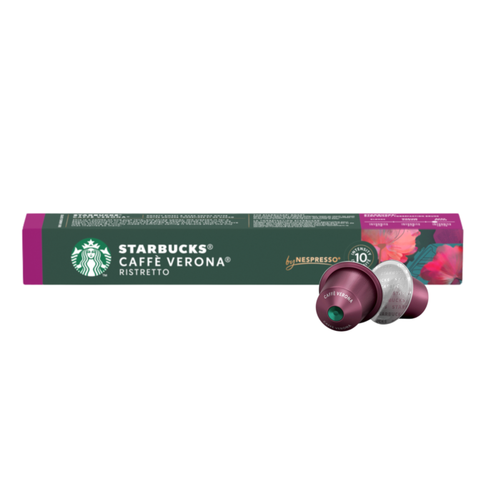 Capsulas Compatibles Nespresso® Starbucks® Caffe Verona 10 unid.