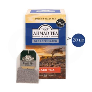 Té Ahmad® Negro Decaf 20 unid.