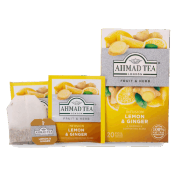 Té Ahmad® Limón y Jengibre 20 unid.