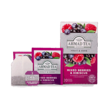 Té Ahmad® Bayas mixtas & Hibisco 20 unid.