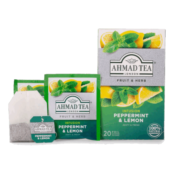 Té Ahmad® Menta y Limon 20 unid.