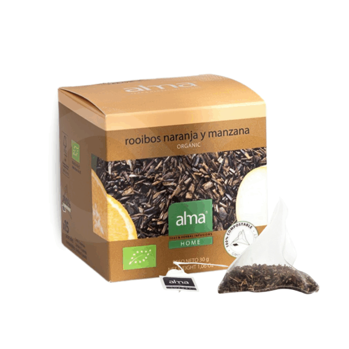 Té Alma® Rooibos Naranja y Manzana 15 unid.