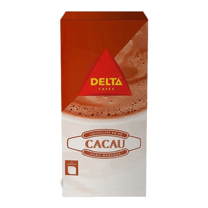 Chocolate en Polvo Delta Cafés® Cacau 50 x 25g