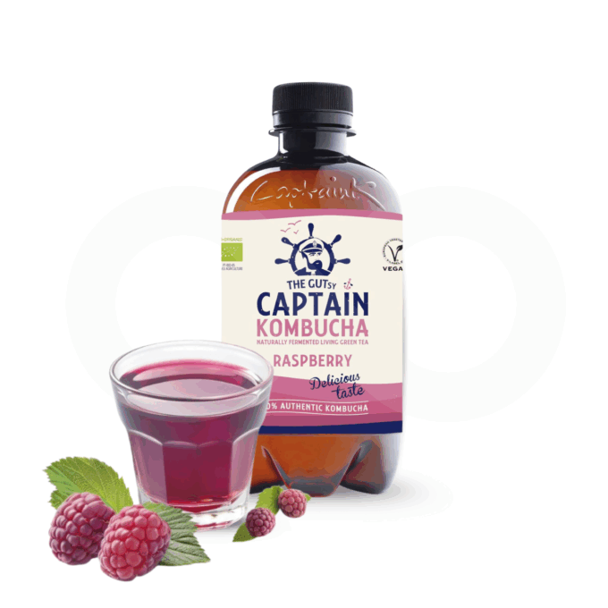 Té helado The Gutsy Captain® Kombucha Raspeberry 400 ml