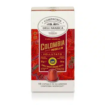 Capsulas Compatibles Nespresso® Compagnia Dell’Arabica® Colombia 10 unid.