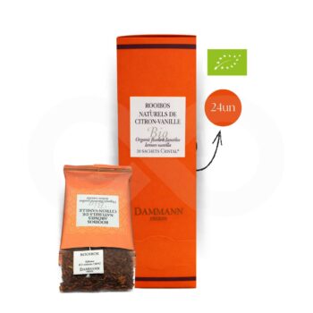 Té Dammann Frères® Rooibos Citron Vanille Bio 24 unid.