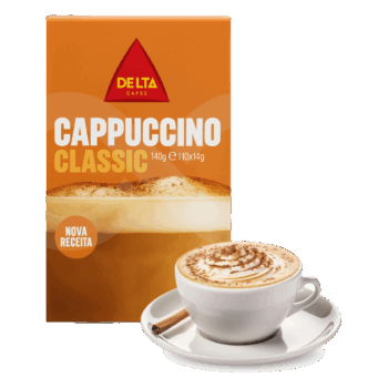 Café Soluble Delta Cafés® Cappuccino Classic 10 x 14g