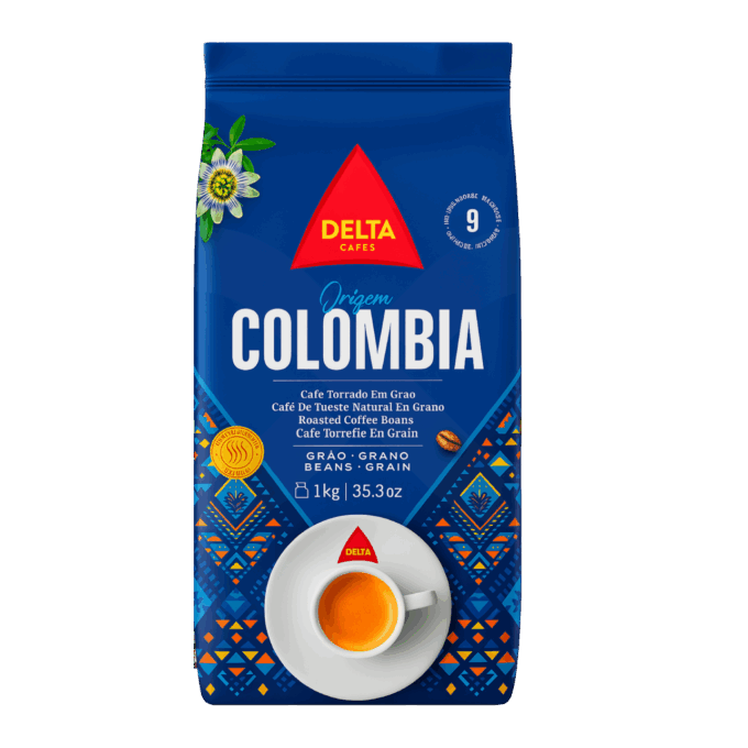 Café Grano Tueste Natural Delta Cafés® Colombia 1kg