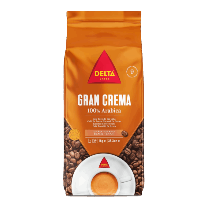 Café Grano Tueste Natural Delta Cafés® Gran Crema 1kg