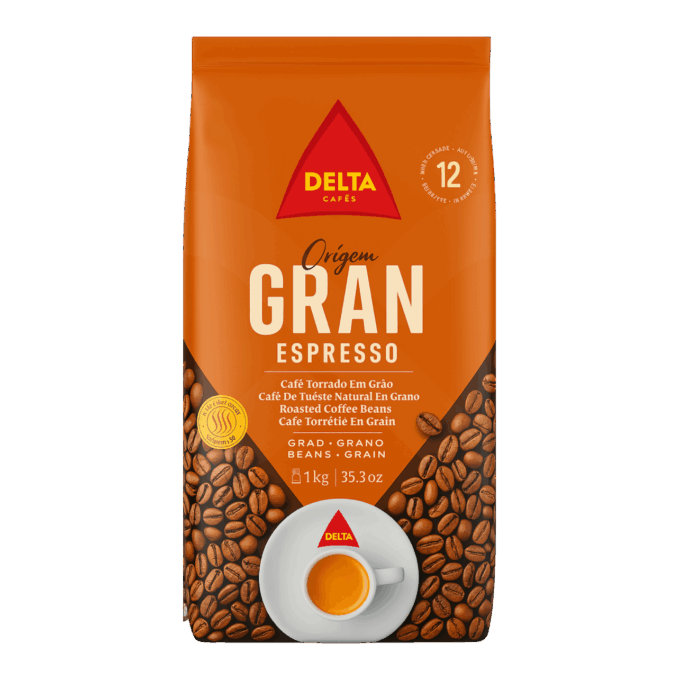 Café Grano Tueste Natural Delta Cafés® Gran Espresso 1kg