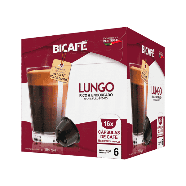 Cafe Lungo Cápsulas compatibles Dolce Gusto
