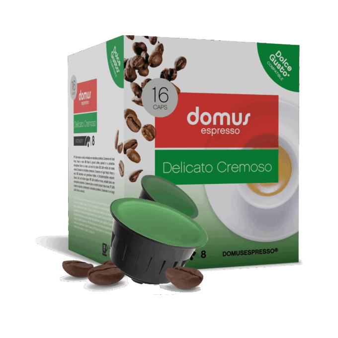 Capsulas Compatibles Dolce Gusto® Domus® Delicato Cremoso 16 unid.