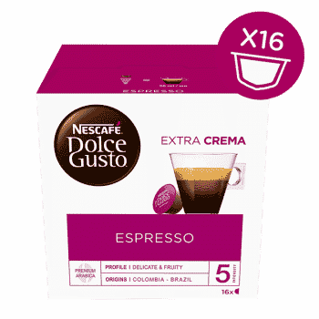 16 Capsules Nescafe® Dolce Gusto® compatibles Café Royal Lungo
