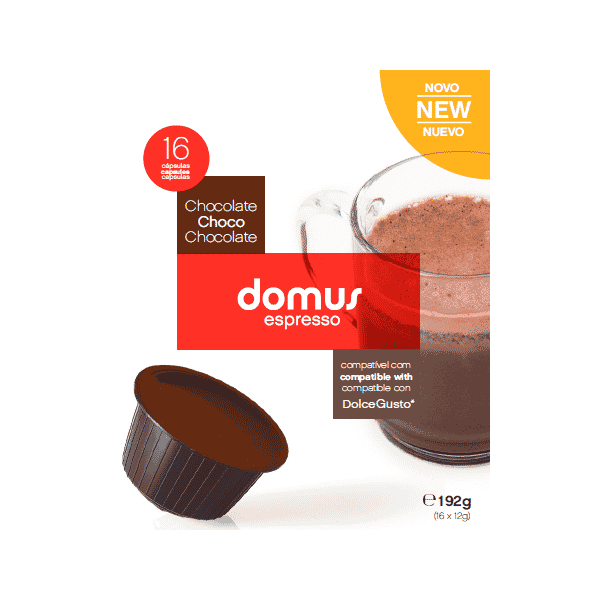 Multicoffee » Capsulas Compatibles Dolce Gusto® Domus® Chocolate 16 unid.