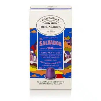 Capsulas Compatibles Nespresso® Compagnia Dell’Arabica® El Salvador 10 unid.