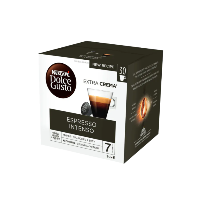 Capsulas Nescafé® Dolce Gusto® Espresso Intenso Decaf XL 30 unid.