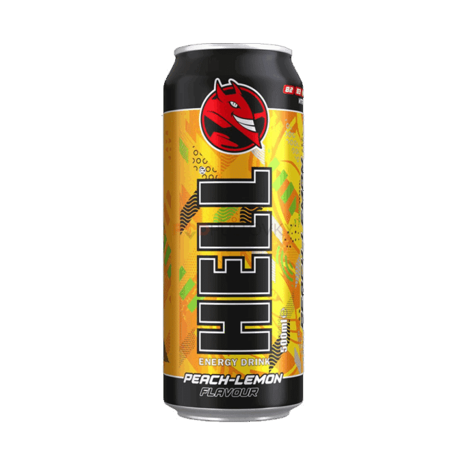 Bebida Energética Hell Energy® Peach-Lemon 500ml
