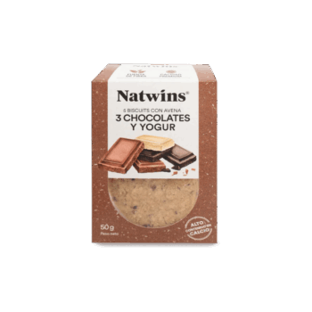 Galletas Natwins® 3 Chocolates y Yogur 5 unid