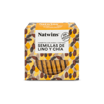 Galletas Natwins® Semillas de Lino y Chia 8 unid