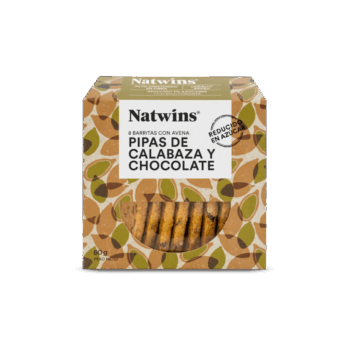 Galletas Natwins® Pipas Calabaza y Chocolate 8 unid